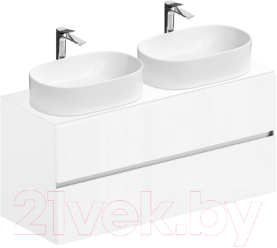 Тумба под умывальник ЗОВ Лира 120 / L120MW0MWGVA-KP13W