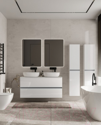 Тумба под умывальник ЗОВ Лира 120 / L120MW0MWGVA-KP13W