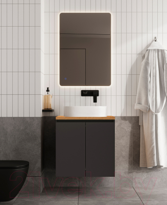 Тумба под умывальник ЗОВ Монови 80 / M80LG0LG-HPL38T