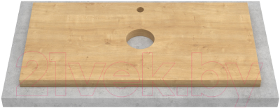 Тумба под умывальник ЗОВ Монови 80 / M80LG0LG-HPL38T