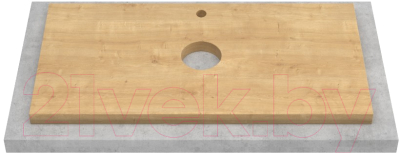 Тумба под умывальник ЗОВ Монови 80 / M80LG0LGS-HPL38T