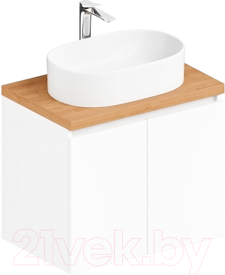 Тумба под умывальник ЗОВ Монови 80 / M80LW0LW-HPL38T - фото