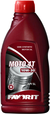 Моторное масло Favorit 4-Takt SAE 10W30 API SL Moto - фото
