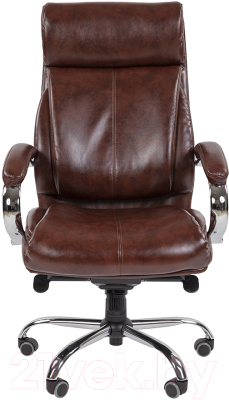 Кресло офисное Chairman CH423 (экокожа коричневый)