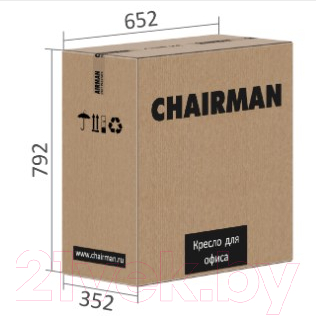 Кресло офисное Chairman Home 600 (Т-71 голубой)