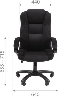 Кресло офисное Chairman Home 600 (Т-84 черный)