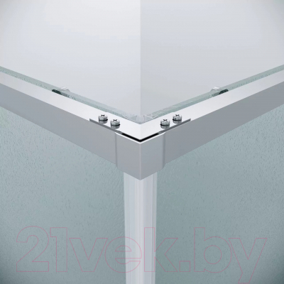 Душевой уголок Grossman Galaxy 80x80x195 / 300.K33.01.8080.10.02 (хром/шиншилла стекло)