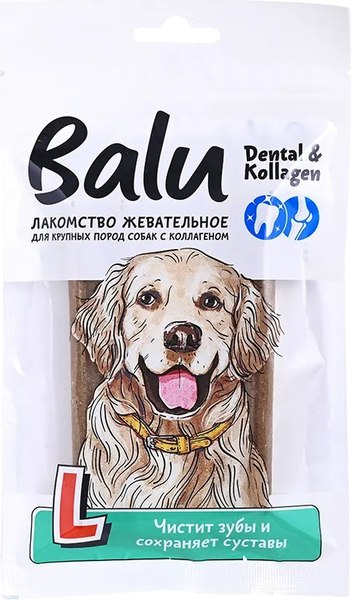 Лакомство для собак BaLu для крупных пород с коллагеном