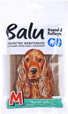 Лакомство для собак BaLu для средних пород с коллагеном - фото