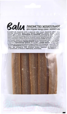 Лакомство для собак BaLu для средних пород с коллагеном