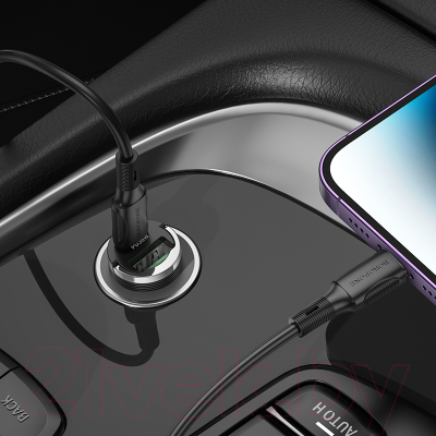 Адаптер питания автомобильный Borofone BZ29A PD36W + QC3.0