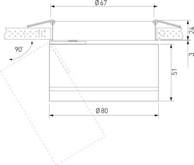 Точечный светильник Elektrostandard 25035 LED 8W 4200K