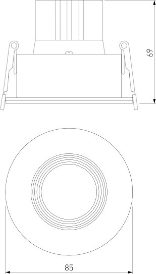 Точечный светильник Elektrostandard Artis 25096 LED 7W 4000K
