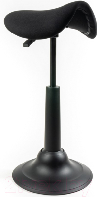 Табурет офисный Chair Meister Saddle (пластик черный/ткань черный) - фото