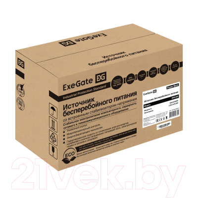 ИБП ExeGate BNB-650.LED.AVR.EURO (EP276528RUS)