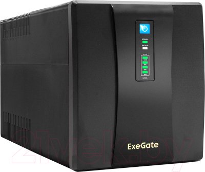 ИБП ExeGate SpecialPro UNB-1200.LED.AVR.4SH.USB (EP285490RUS) - фото