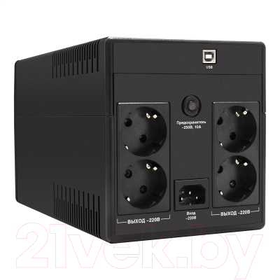 ИБП ExeGate SpecialPro UNB-1200.LED.AVR.4SH.USB (EP285490RUS)