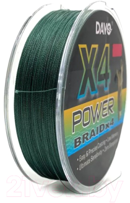 Леска плетеная Dayo Power Braid X4 0.14мм