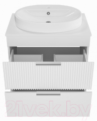 Тумба под умывальник Brevita Enfida 70 / ENF-06070-0142Я (белый матовый)