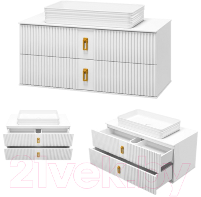 Тумба под умывальник Brevita Sevilla 105 / SEV-09105-0102Я