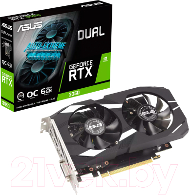Видеокарта Asus DUAL-RTX3050-O6G