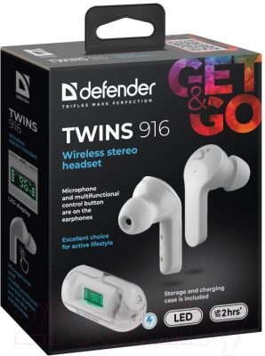Беспроводные наушники Defender Twins 916 / 63916