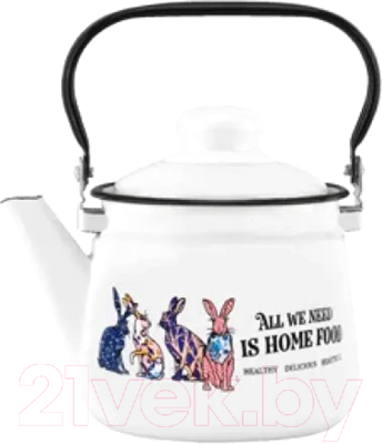 Чайник Appetite Зайцы 01-2708/4М - фото