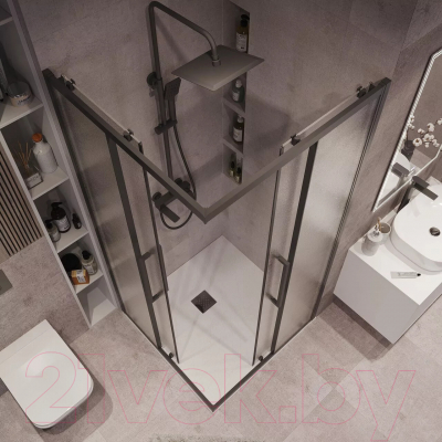 Душевой уголок Grossman Cosmo 100x100x195 / 300.K33.02.1010.21.02