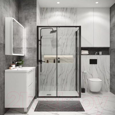 Душевой уголок Grossman Cosmo 100x80x195 / 120.K33.02.1080.42.00