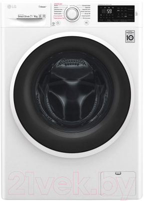 Стирально-сушильная машина LG F2J6HG0W - фото