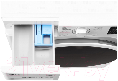 Стирально-сушильная машина LG F2J6HG0W