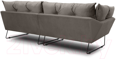 Диван Brioli Анико из 2 частей трехместный