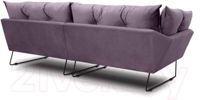 Диван Brioli Анико из 2 частей трехместный