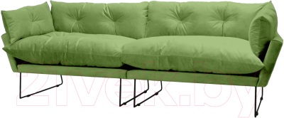 Диван Brioli Анико из 2 частей трехместный - фото