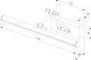 Подсветка для картин и зеркал Elektrostandard Monza 4000К 40128/LED