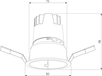 Точечный светильник Elektrostandard Inline 10W 4000K 25090/LED