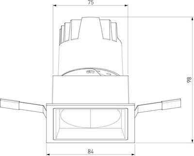 Точечный светильник Elektrostandard Inline 10W 4000K 25091/LED