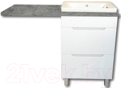 Тумба с умывальником Гамма Р23оФ8-У55 Софт-13055 - фото