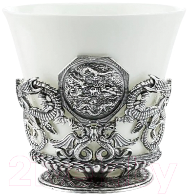 Чашка Кольчугинский мельхиор Дракон / КМ2407ЧШ06