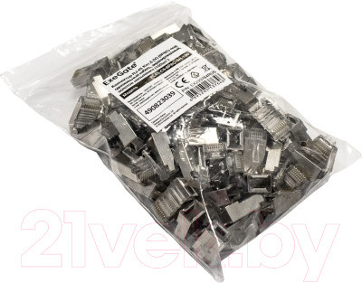 Коннектор ExeGate PL45-C5-8P8C-SH-100 / EX293764RUS - фото