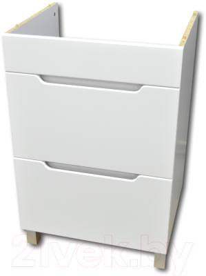 Тумба с умывальником Гамма Р23оФ8-У55 Софт-13055 со столешницей