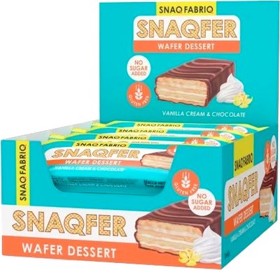 Набор протеиновых батончиков Snaq Fabriq Ванильный крем и бельгийский шоколад - фото