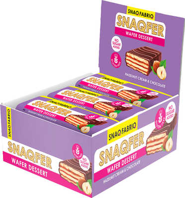 Набор протеиновых батончиков Snaq Fabriq Фундучный крем и бельгийский шоколад - фото