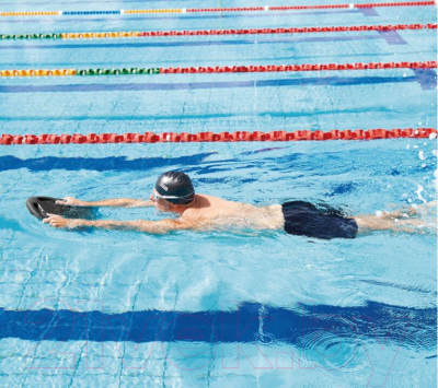 Доска для плавания ZoggS Kick Board / 465202 (Medium, черный)