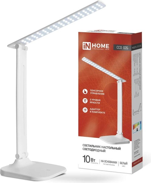 Настольная лампа INhome ССО 02Б 10Вт 4000К / 4690612013473