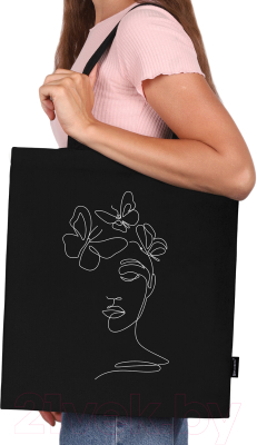 Сумка-шоппер Brauberg Vector girl / 271899