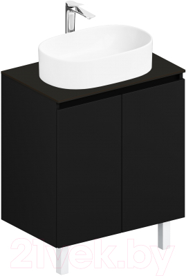 Тумба под умывальник ЗОВ Монови 60 / M60LG0LGS-LDSPG - фото