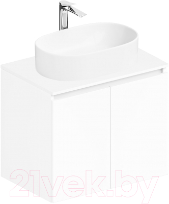 Тумба под умывальник ЗОВ Монови 80 / M80LW0LW-LDSPW - фото