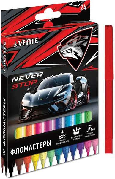 Фломастеры deVente Never Stop / 5083428