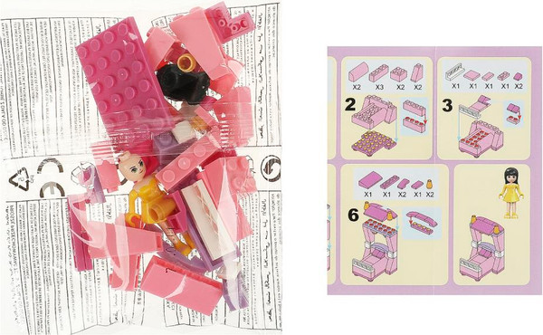 Конструктор Город мастеров Спальня девочки / 20017-AA